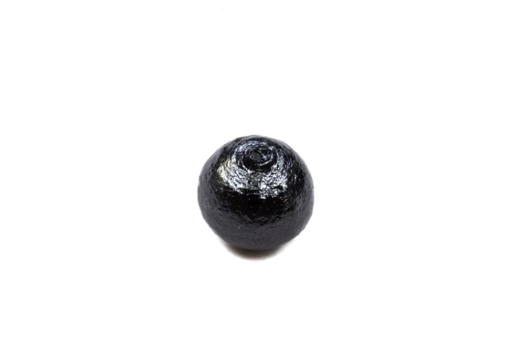 Хлопковый жемчуг Miyuki Cotton Pearl 10мм, цвет Black, 744-008, 1шт Хлопковый жемчуг Miyuki Cotton Pearl 10мм, цвет Black, 744-008, 1шт