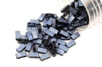 Бисер японский MIYUKI Half TILA #55116 Black Lagoon Full Matted, матовый непрозрачный, 5 грамм