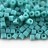 Бисер японский TOHO Cube кубический 3мм #0055 бирюзовый, непрозрачный, 5 грамм - Бисер японский TOHO Cube кубический 3мм #0055 бирюзовый, непрозрачный, 5 грамм