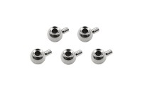 Кримпы самозажимные 3,5х3мм, отверстие 1мм цвет стальной, хирургическая сталь, 35-092, 5шт