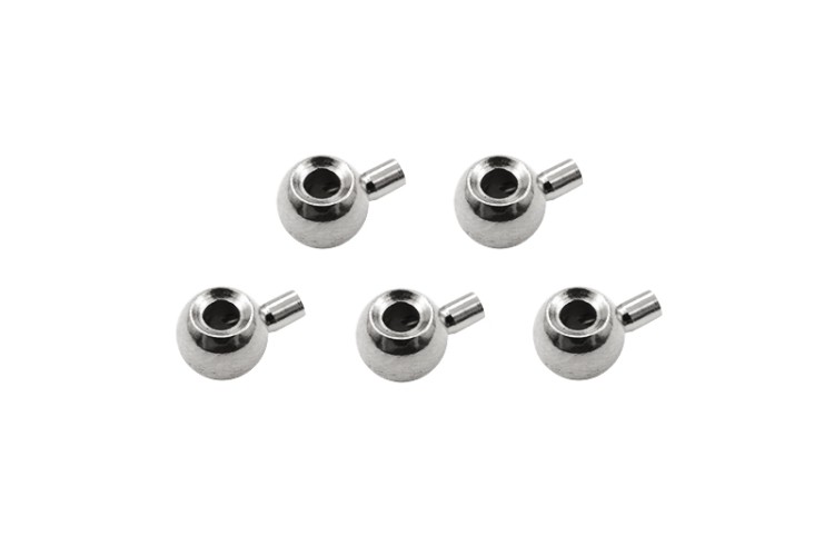 Кримпы самозажимные 3,5х3мм, отверстие 1мм цвет стальной, хирургическая сталь, 35-092, 5шт Кримпы самозажимные 3,5х3мм, отверстие 1мм цвет стальной, хирургическая сталь, 35-092, 5шт