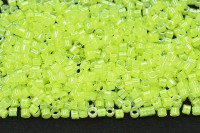 Бисер японский MIYUKI Delica цилиндр 10/0 DBM-2031 лайм, luminous, 5 грамм