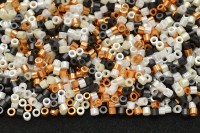 Бисер LinAng цилиндрический 1,6мм, #010 MIX-03 разноцветный, 5 грамм