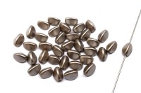 Бусины Pinch beads 5х3мм, отверстие 0,8мм, цвет 25005 светло-коричневый, пастель, 755-107, 10г (около 117шт)