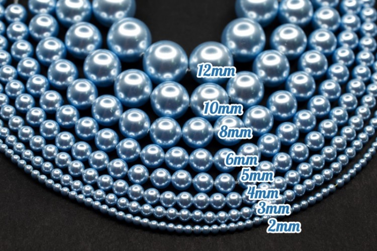 Swarovski 5810 302 10 Crystal Light Blue Pearl 5810 10 302 2