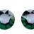 Кристалл Swarovski #1201 круглый 27мм, цвет #205 Emerald F, 1201-205, 1шт - Кристалл Swarovski #1201 круглый 27мм, цвет #205 Emerald F, 1201-205, 1шт