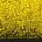 Бисер японский MIYUKI круглый 11/0 #0006 желтый, серебряная линия внутри, 10 грамм - Бисер японский MIYUKI круглый 11/0 #0006 желтый, серебряная линия внутри, 10 грамм