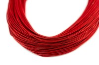 Канитель жесткая 1,0мм, цвет красный, 49-061, 5г (около 1,2м)