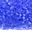 Бисер китайский рубка размер 11/0, цвет 0006 синий прозрачный, 450г - Бисер китайский рубка размер 11/0, цвет 0006 синий прозрачный, 450г