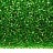 Бисер чешский PRECIOSA круглый 13/0 57100 зеленый, серебряная линия внутри, квадратное отверстие, 25г - Бисер чешский PRECIOSA круглый 13/0 57100 зеленый, серебряная линия внутри, квадратное отверстие, 25г