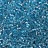 Бисер чешский PRECIOSA круглый 10/0 67000 голубой, серебряная линия внутри, квадратное отверстие, 1 сорт, 50г - Бисер чешский PRECIOSA круглый 10/0 67000 голубой, серебряная линия внутри, квадратное отверстие, 1 сорт, 50г