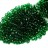 Бисер японский TOHO Treasure цилиндрический 11/0 #0939 зеленый изумруд, прозрачный, 5 грамм - Бисер японский TOHO Treasure цилиндрический 11/0 #0939 зеленый изумруд, прозрачный, 5 грамм