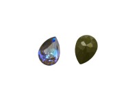 Кристалл Капля 10х7мм, цвет Army Green DL Premium, стекло, 26-303, 2шт