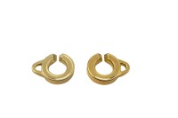 Замок на 1 нить 9х17мм Elegant elements, сплав металлов, позолота, 09-052, 1 комплект