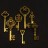 Подвеска Ключи МИКС 21-70х9-23х1,5-3 мм, отверстие 1-4мм, цвет античное золото, сплав металлов, 22-317, 10г (около 3-5шт) - Подвеска Ключи МИКС 21-70х9-23х1,5-3 мм, отверстие 1-4мм, цвет античное золото, сплав металлов, 22-317, 10г (около 3-5шт)