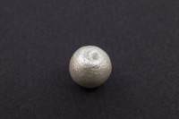 Хлопковый жемчуг Miyuki Cotton Pearl 8мм, цвет White, 744-001, 1шт