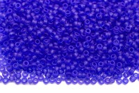 Бисер японский MIYUKI круглый 15/0 #1617 фиолетовый, полуматовый прозрачный, 10 грамм
