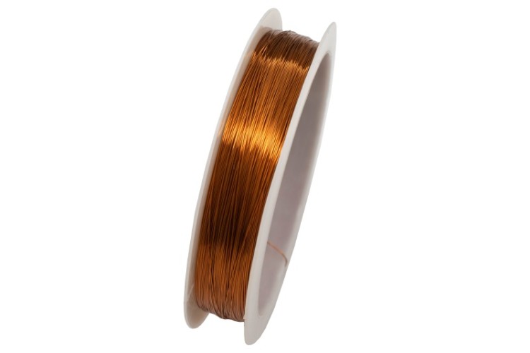 Проволока для бисероплетения Zlatka DGB-S025 0,25мм, 50м, цвет №04 медь, 1шт Проволока для бисероплетения Zlatka DGB-S025 0,25мм, 50м, цвет №04 медь, 1шт