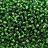 Бисер японский TOHO круглый 8/0 #0027B зеленая трава, серебряная линия внутри, 10 грамм - Бисер японский TOHO круглый 8/0 #0027B зеленая трава, серебряная линия внутри, 10 грамм