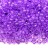 Бисер японский TOHO круглый 11/0 #YPS0041 сирень, прозрачный, 10 грамм - Бисер японский TOHO круглый 11/0 #YPS0041 сирень, прозрачный, 10 грамм