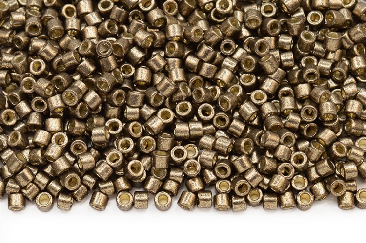 Бисер японский MIYUKI Delica цилиндр 10/0 DBM-1852 Duracoat Galvanized, олово, 5 грамм Бисер японский MIYUKI Delica цилиндр 10/0 DBM-1852 Duracoat Galvanized, олово, 5 грамм