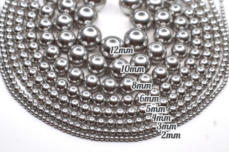 Swarovski 5810 616 4 Crystal Light Grey Pearl 5810 4 616 10