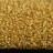 Бисер японский MIYUKI круглый 15/0 #0003F золото, матовый, серебряная линия внутри, 10 грамм - Бисер японский MIYUKI круглый 15/0 #0003F золото, матовый, серебряная линия внутри, 10 грамм