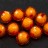 ОПТ Бусины акриловые круглые граненые 12мм, отверстие 2мм, цвет оранжевый, 531-020, 500 грамм - ОПТ Бусины акриловые круглые граненые 12мм, отверстие 2мм, цвет оранжевый, 531-020, 500 грамм