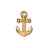 Подвеска Якорь TierraCast 27х18мм, отверстие 4мм, цвет античное золото, 94-2358-26, 1шт - Подвеска Якорь TierraCast 27х18мм, отверстие 4мм, цвет античное золото, 94-2358-26, 1шт