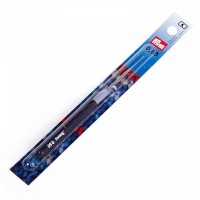 Крючок для вязания PRYM 0,6мм с пластиковой ручкой, длина 13,5см, сталь/пластик, 175327, 1шт