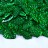 Пайетки Листики Березовые 16х9мм, цвет зеленый с голографическим эффектом, 20г - Пайетки Листики Березовые 16х9мм, цвет зеленый с голографическим эффектом, 20г