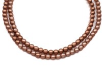 Жемчуг Preciosa, цвет 70115 матовый бежевый, 3мм, 10шт