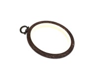 Пяльцы Hobby Nurge, диаметр 8,5х10,5cм, пластик под дерево, 1018-033, 1шт