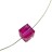 Бусина куб Swarovski 5601 #502 6мм Fuchsia, 5601-6-502, 1шт - Бусина куб Swarovski 5601 #502 6мм Fuchsia, 5601-6-502, 1шт