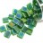 Бисер японский MIYUKI TILA #0146FR зеленый, матовый радужный прозрачный, 5 грамм - Бисер японский MIYUKI TILA #0146FR зеленый, матовый радужный прозрачный, 5 грамм