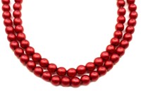 Жемчуг Preciosa, цвет 70598 матовый красный, 4мм, 10шт