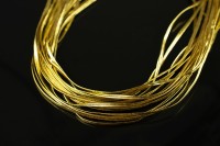 Cутаж 3мм, цвет ST1240 Smooth Metallic Gold (гладкое металлизированное золото), 1 метр