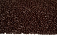 Бисер японский MIYUKI круглый 15/0 #0409 темно-коричневый, непрозрачный, 10 грамм