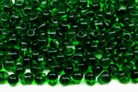 Бисер MIYUKI Drops 3,4мм #0146 зеленый, прозрачный, 10 грамм