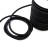 Каучуковый полый шнур, диаметр 4мм, внутренний диаметр 2мм, цвет черный, 55-012, 1 метр - Каучуковый полый шнур, диаметр 4мм, внутренний диаметр 2мм, цвет черный, 55-012, 1 метр