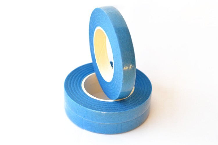 Флористическая лента, ширина 12мм, длина 27м, цвет светло-синий, 1002-011, 1шт Флористическая лента, ширина 12мм, длина 27м, цвет светло-синий, 1002-011, 1шт