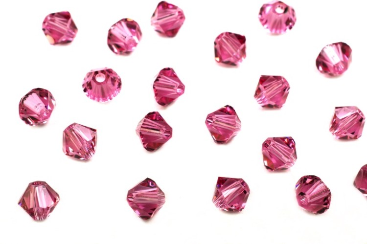 Бусина биконус Swarovski 5328 #209 4мм Rose, 5328-4-209, 20шт Бусина биконус Swarovski 5328 #209 4мм Rose, 5328-4-209, 20шт