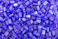 Бисер чешский PRECIOSA ОБЛОНГ 3,5х5мм 30000М микс матовый синий прозрачный, 50г