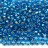 Бисер чешский PRECIOSA круглый 10/0 67150 голубой, серебряная линия внутри, квадратное отверстие, 5 грамм - Бисер чешский PRECIOSA круглый 10/0 67150 голубой, серебряная линия внутри, квадратное отверстие, 5 грамм