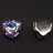 Кристалл Триллиант в оправе 12мм, цвет violet/серебро, стекло, 43-330, 1шт - Кристалл Триллиант в оправе 12мм, цвет violet/серебро, стекло, 43-330, 1шт
