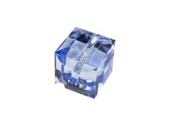 Бусина куб Swarovski 5601 #211 8мм Light Sapphire, 5601-8-211, 1шт