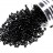 Бисер японский TOHO AIKO цилиндрический 11/0 #0049 черный, непрозрачный, 5 грамм - Бисер японский TOHO AIKO цилиндрический 11/0 #0049 черный, непрозрачный, 5 грамм