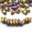 Бисер японский MIYUKI Long Magatama #0190FR никель, матовый радужный, 10 грамм - Бисер японский MIYUKI Long Magatama #0190FR никель, матовый радужный, 10 грамм