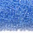 Бисер японский MIYUKI круглый 11/0 #0299 светлый сапфир, радужный прозрачный, 10 грамм - Бисер японский MIYUKI круглый 11/0 #0299 светлый сапфир, радужный прозрачный, 10 грамм